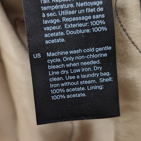 NWT COS Turtleneck Long Sleeve Black Topstitched Chevron Midi Dress, size 4 - Picture 8 of 9